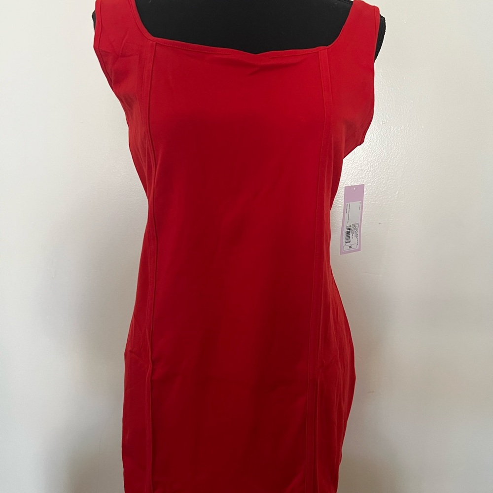 NWT Wild fable sleeveless seamed bodycon dress Size 1X OBO